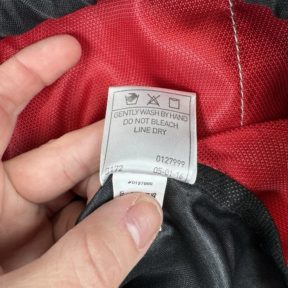 Adidas Drawstring Backpack Red Black 68 Logo Gym Sackpack‎ Sports Bag